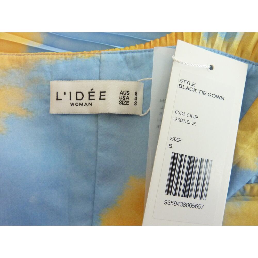 Blue and Yellow Maxi Dress - Picture 6 of 8